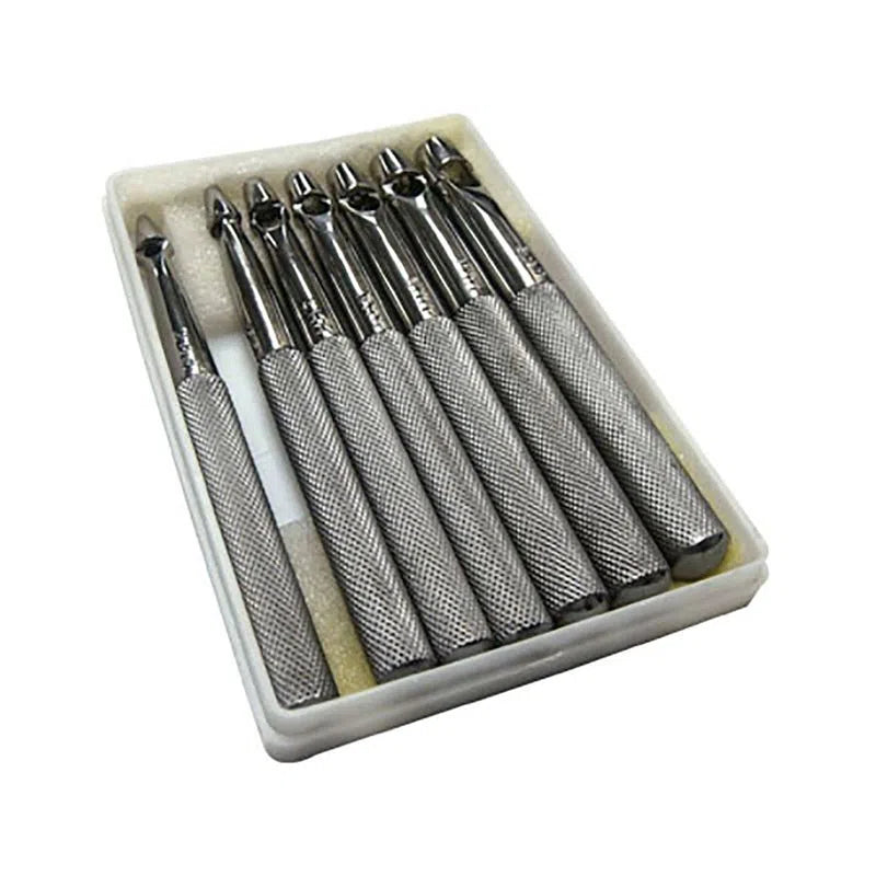 Set Punch Dérmico Keyes de Acero Inoxidable con Puntas Intercambiables | Marca Hergom Medical