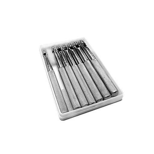 Set de perforadores dérmicos Keyes punches  (dermal) de 7 piezas - Marca Hergom Medical