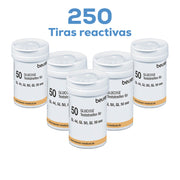 250 Tiras Reactivas para Glucómetro GL44 | Marca Beurer