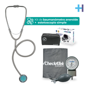Kit de Baumanómetro y Estetoscopio Tradicional Checkatek para Adulto | Marca Checkatek