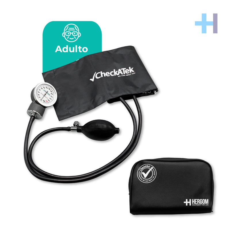 Baumanómetro Aneroide Tradicional con Manómetro de Alta Calidad y Diseño Ergonómico | Marca Checkatek