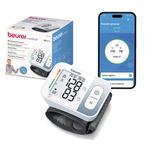 Baumanómetro Digital de Muñeca BC28 | Marca Beurer