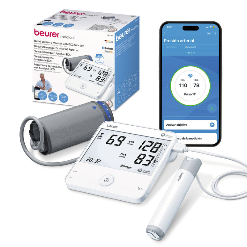 Baumanómetro digital brazo ECG | Presión Arterial y Pulso | Marca Beurer