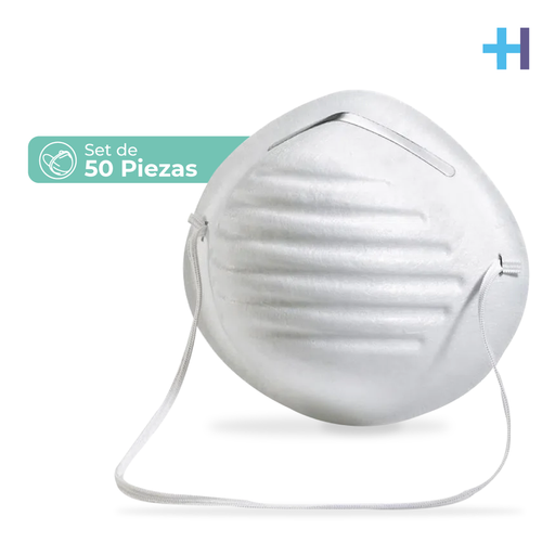 Cubrebocas Tipo Concha | Mascarilla Desechable con Ajuste Ergonómico | Marca Mercy