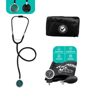 Kit Baumanómetro Aneriode y Estetoscopio Doble Checkatek para Adulto | Marca Checkatek