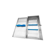 Charola de Esterilización con Soporte Interno Hergom Premium | Acero inoxidable de alta calidad