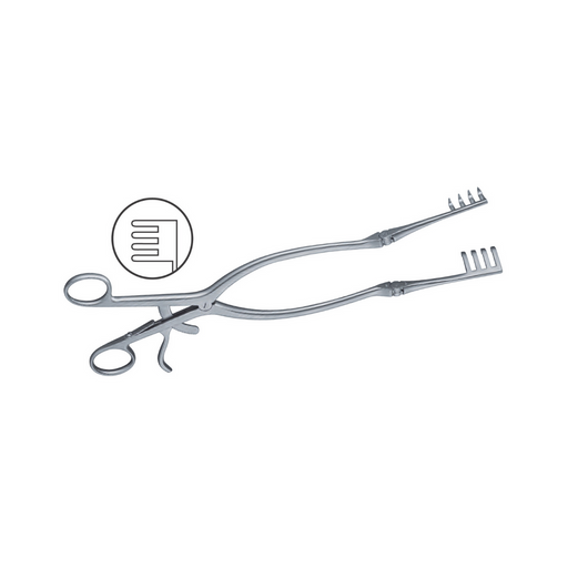 Retractor Beckman Thyroid - Marca Hergom Medical
