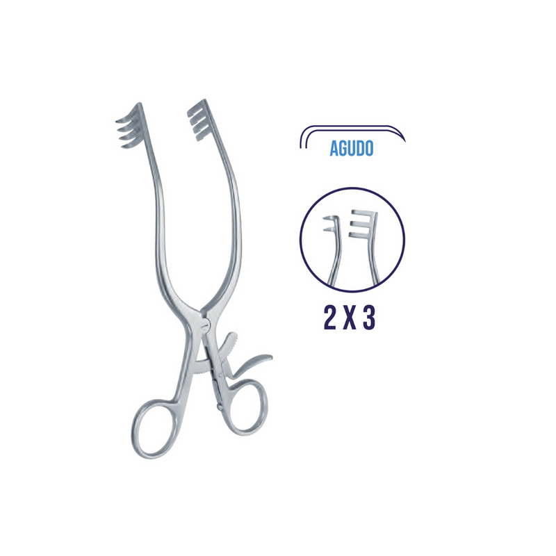 Retractor Weitlaner Premium de Acero Inoxidable | Variantes de Estilo y Tamaño | Marca Hergom