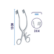 Retractor Weitlaner de Acero Inoxidable Premium | Variantes y Tamaños Disponibles | Marca Hergom