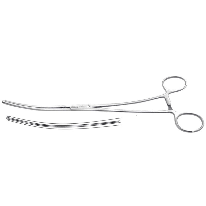 Pinza DeBakey Crafoord de Acero Inoxidable Alemán | Marca Hergom Medical
