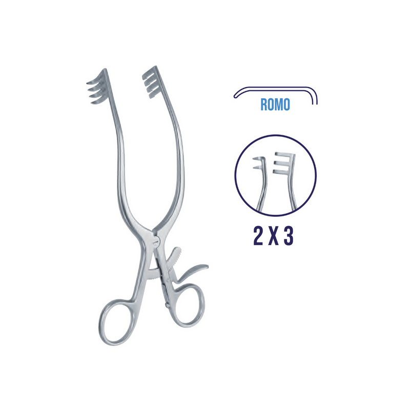 Retractor Weitlaner Premium de Acero Inoxidable | Variantes de Estilo y Tamaño | Marca Hergom