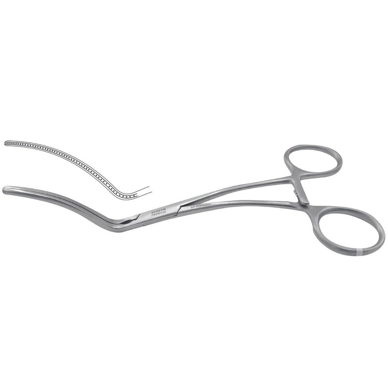 Pinza DeBakey Zahnung de Acero Inoxidable Alemán | Marca Hergom Premium