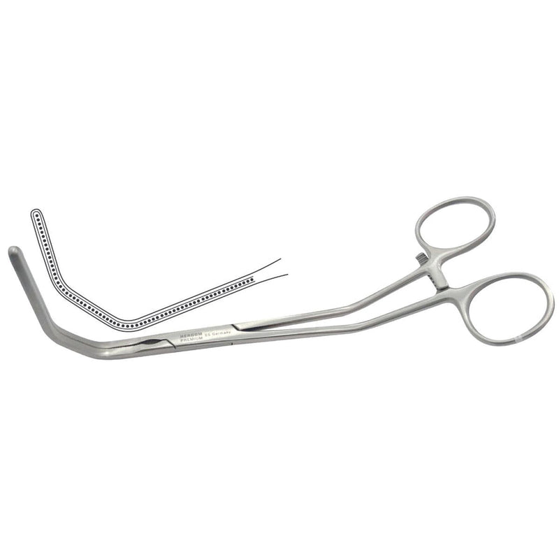 Pinza Devin para Carótida Delicada | Pinza Cardiovascular Quirúrgica | Marca Hergom Premium