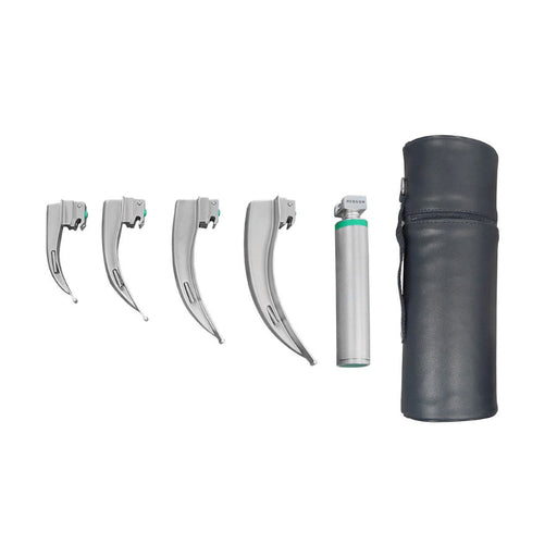 Estuche de laringoscopio McIntosh fibra óptica | Hergom Medical | Acero inoxidable
