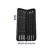 Set de Dilatadores de Bakes Hergom Silvery | Acero inoxidable