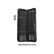 Set de Dilatadores de Bakes Hergom Silvery | Acero inoxidable
