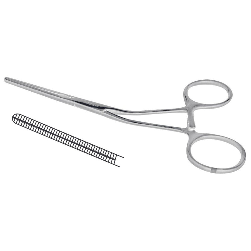 Pinza DeBakey Cooley 14 cm – Acero Inoxidable Médico de Alta Durabilidad | Marca Hergom Medical