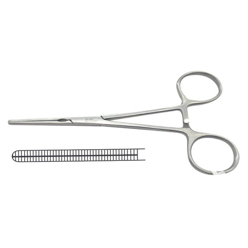 Pinza DeBakey Recta | Acero Inoxidable Alemán | Marca Hergom Medical