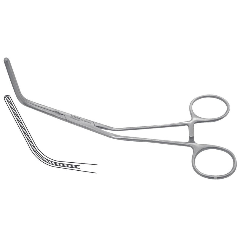 Pinza Devin para Carótida Delicada | Pinza Cardiovascular Quirúrgica | Marca Hergom Premium