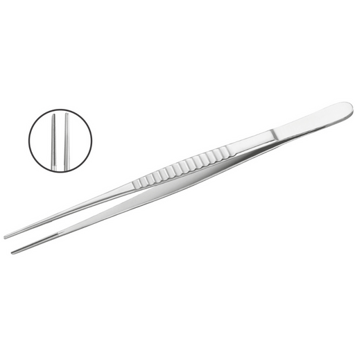 Pinza Debakey para disección con mango redondo y tope - Marca Hergom Medical