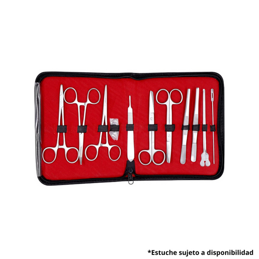Estuche de disección de 11 piezas Hergom Premium | Acero inoxidable Alemán de alta calidad