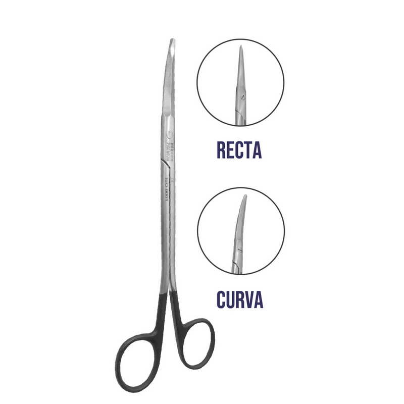 Tijera tipo Freeman-Gorney | Corte Profesional Recta o Curva | Marca Hergom Medical