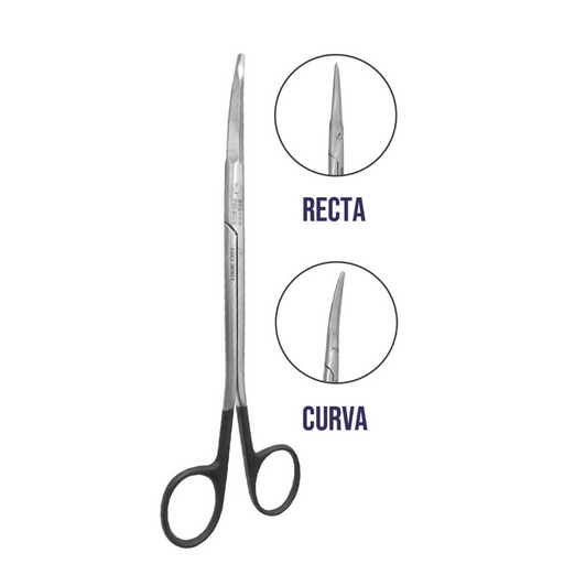 Tijera tipo Freeman-Gorney | Corte Profesional Recta o Curva | Marca Hergom Medical