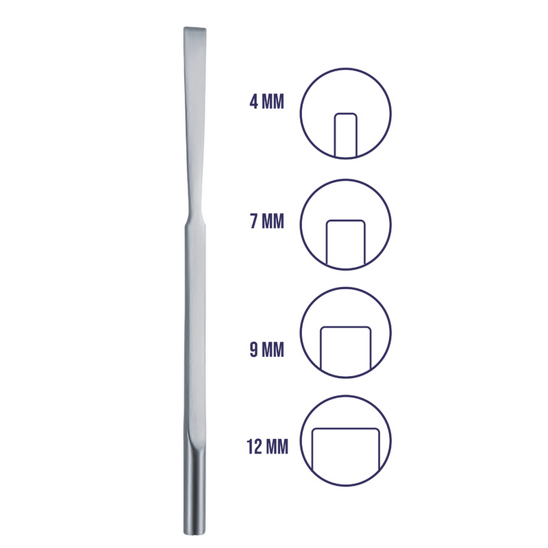 Osteotomo Cottle Hergom Premium | Instrumento Quirúrgico de Acero inoxidable Alemán de alta calidad