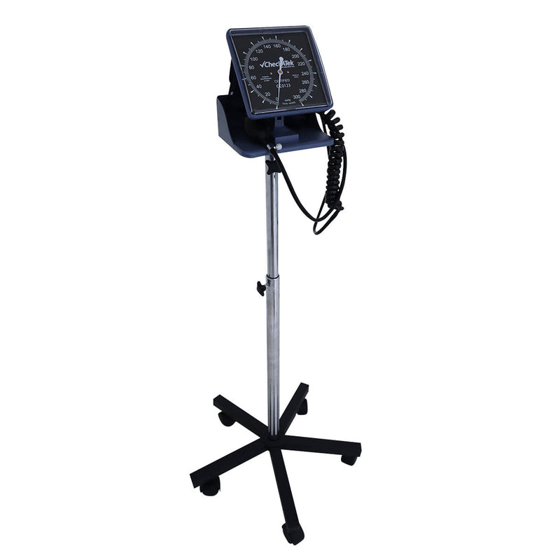 Baumanómetro Aneroide de Alta Precisión con Pedestal Ideal para Clínicas | Marca Checkatek