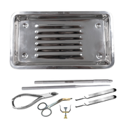 Kit de Instrumental para Podología 8 Piezas Acero Inoxidable | Hergom Premium