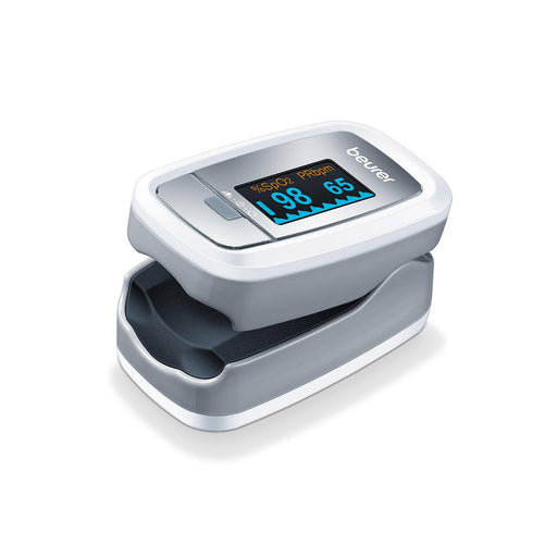 Oxímetro de Pulso PO30 Compacto para Monitoreo Respiratorio y Cardiaco | Marca Beurer