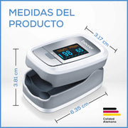 Oxímetro de Pulso PO30 Compacto para Monitoreo Respiratorio y Cardiaco | Marca Beurer