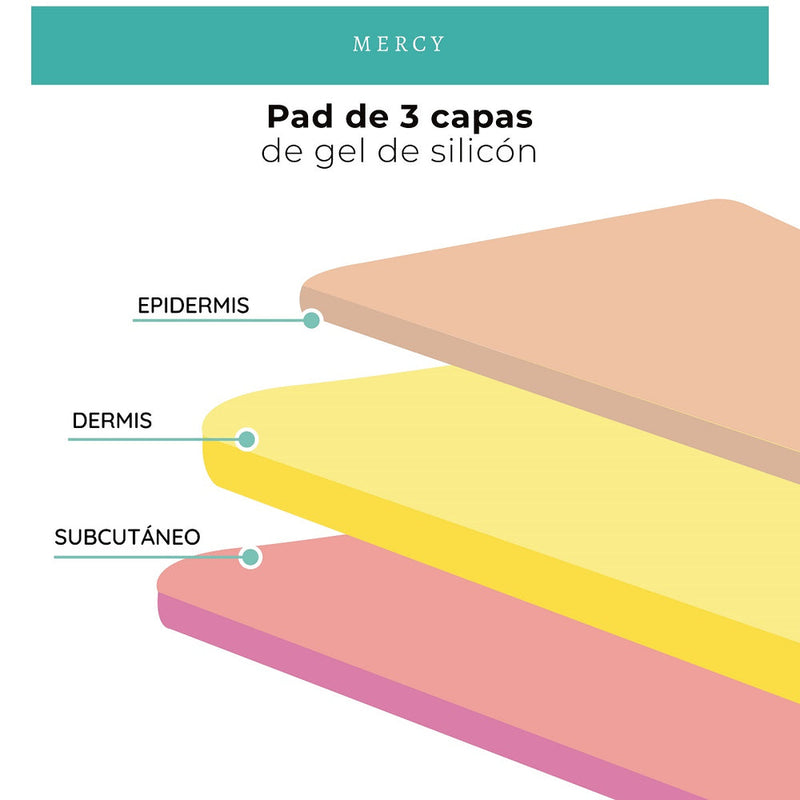 Estuche de Disección 20 Piezas + Pad de Sutura de 3 Capas Hergom Silvery | Acero inoxidable