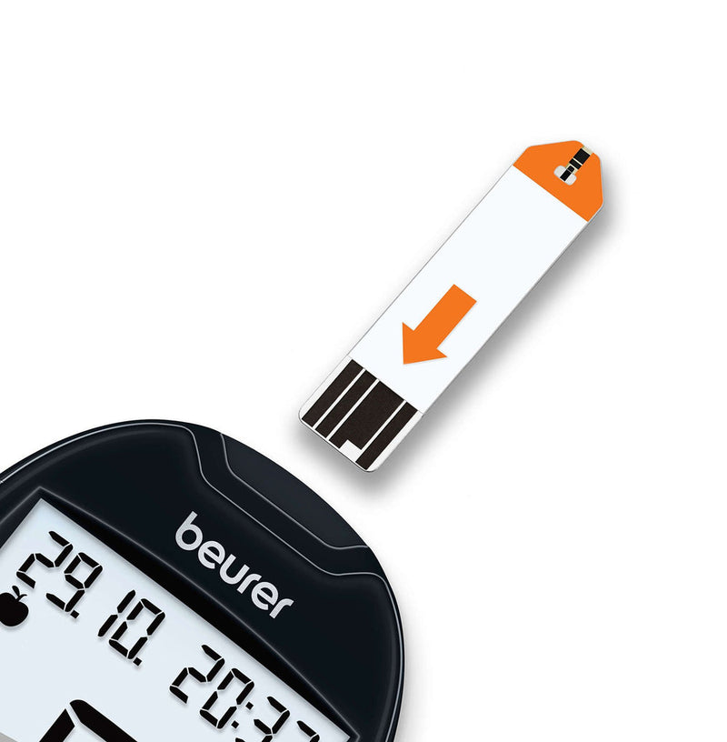 100 Tiras para glucómetro GL44 Digital / TR44 x2 -  Marca beurer