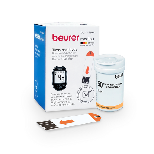 Tiras Reactivas 50 Pzas | Compatibles GL44 GL50 | Marca Beurer