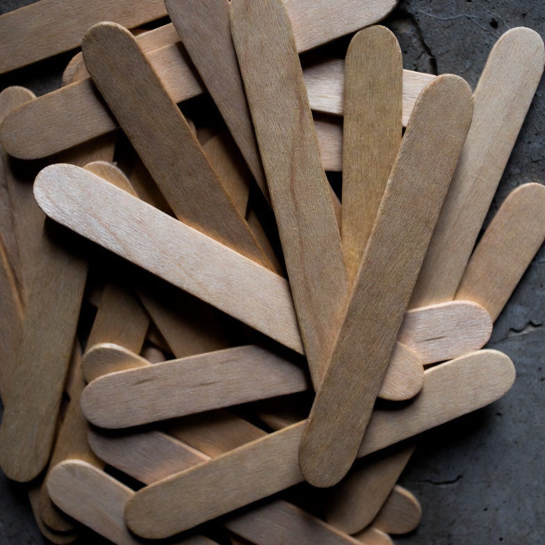 Abatelenguas de Madera Pulida sin Astillas | Uso Médico, Escolar y Belleza