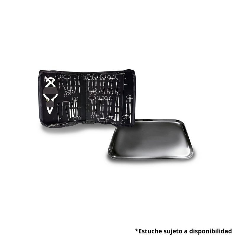 Set de cirugía mayor de 48 piezas con Charola Mayo Hergom Premium | Acero inoxidable Alemán de alta calidad