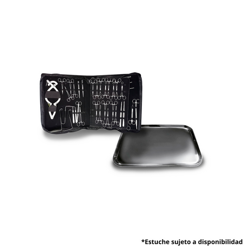 Set de cirugía mayor de 48 piezas con Charola Mayo Hergom Premium | Acero inoxidable Alemán de alta calidad