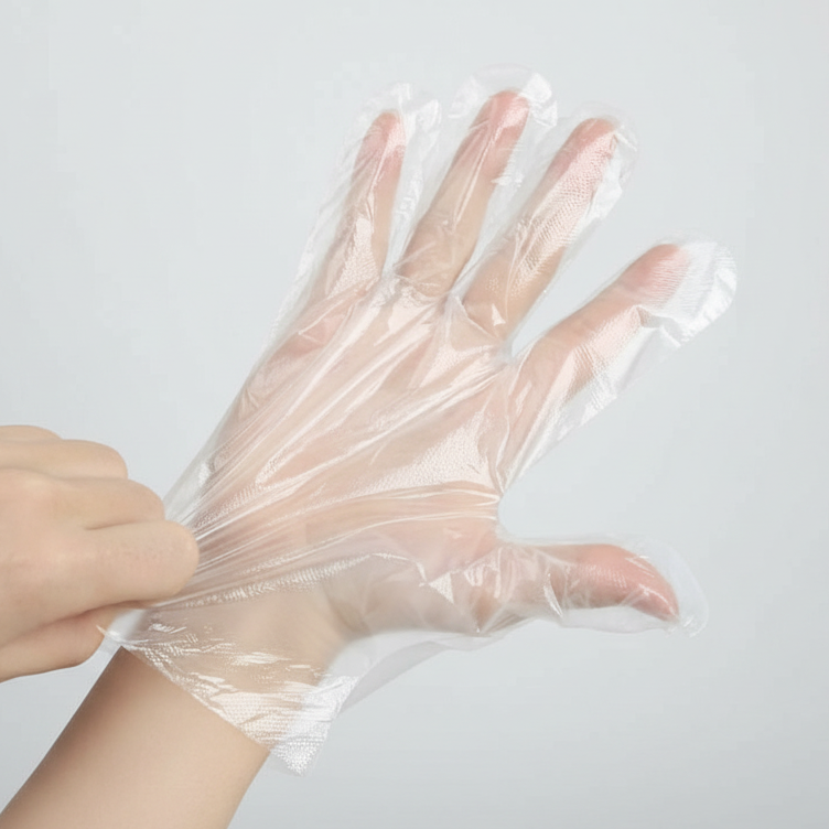 guantes gofrados texturizados