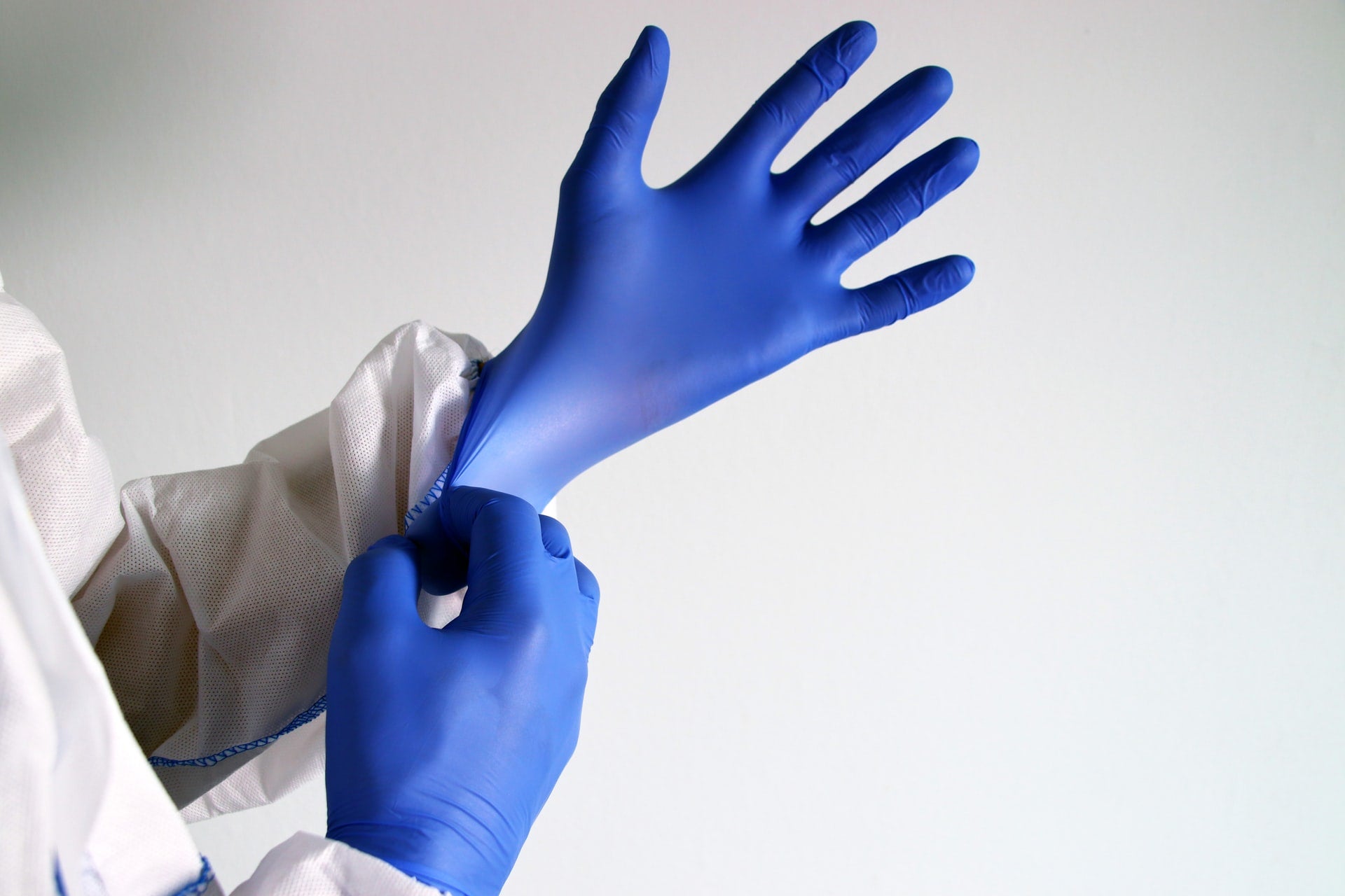 guantes medicos nitrilo latex vinilo gofrados