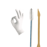 Kit Ginecológico Elementos Cepillo, Espátula Guantes